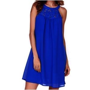 Vanberfia Royal Blue Dress, Size Small